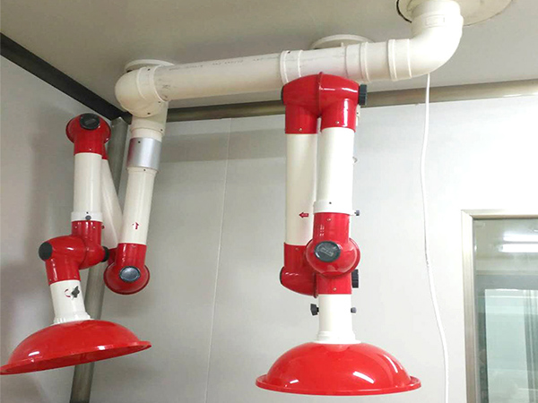 實驗室萬向排氣罩PP三節可調化驗室 實驗室萬向排氣罩PP三節可調化驗室